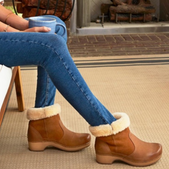 Dansko Bettie Shearling Clog Boot 